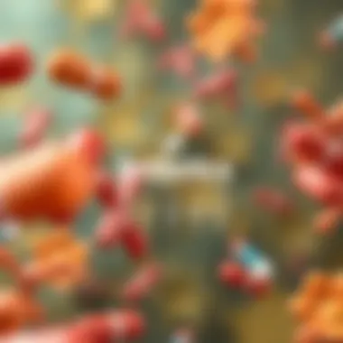 Diagram illustrating the classification of antibiotics