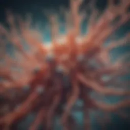 Microscopic view of Rhizobium bacteria