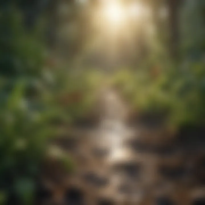 Visual representation of the impact of pesticides on ecosystems
