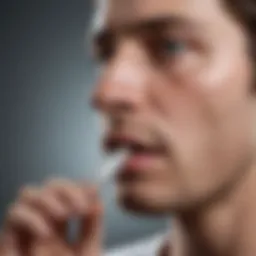 Illustration depicting the impact of individual factors on asthma medication adherence