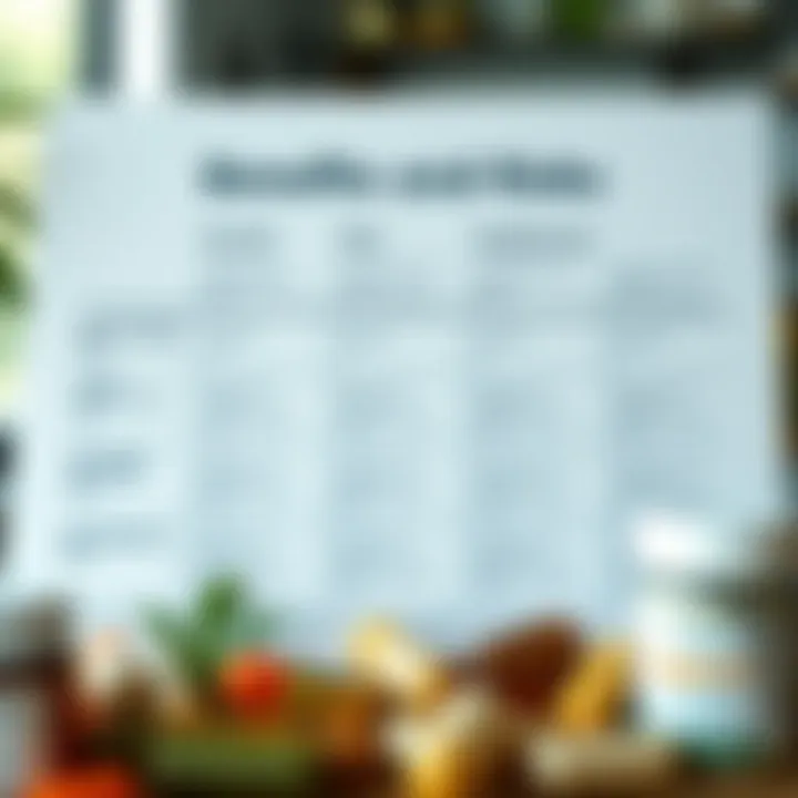 Benefits and Risks of Herbal Supplements A chart showing the benefits and risks of herbal supplements