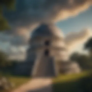 El Caracol, the ancient observatory of the Maya, highlighting their astronomical knowledge.