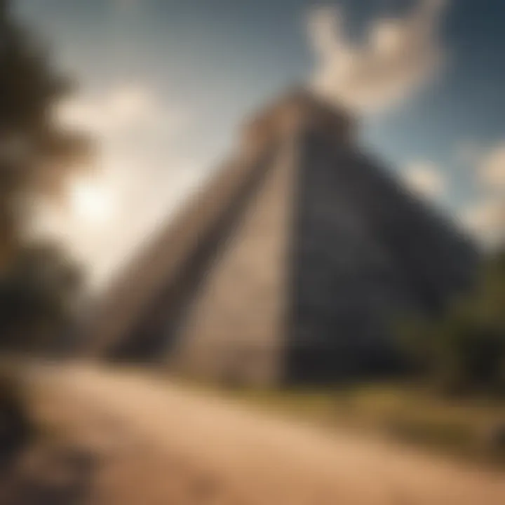 The grand Pyramid of Kukulkan at Chichen Itza, showcasing its architectural brilliance.