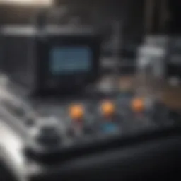 Illustration of capacitance measurement setup