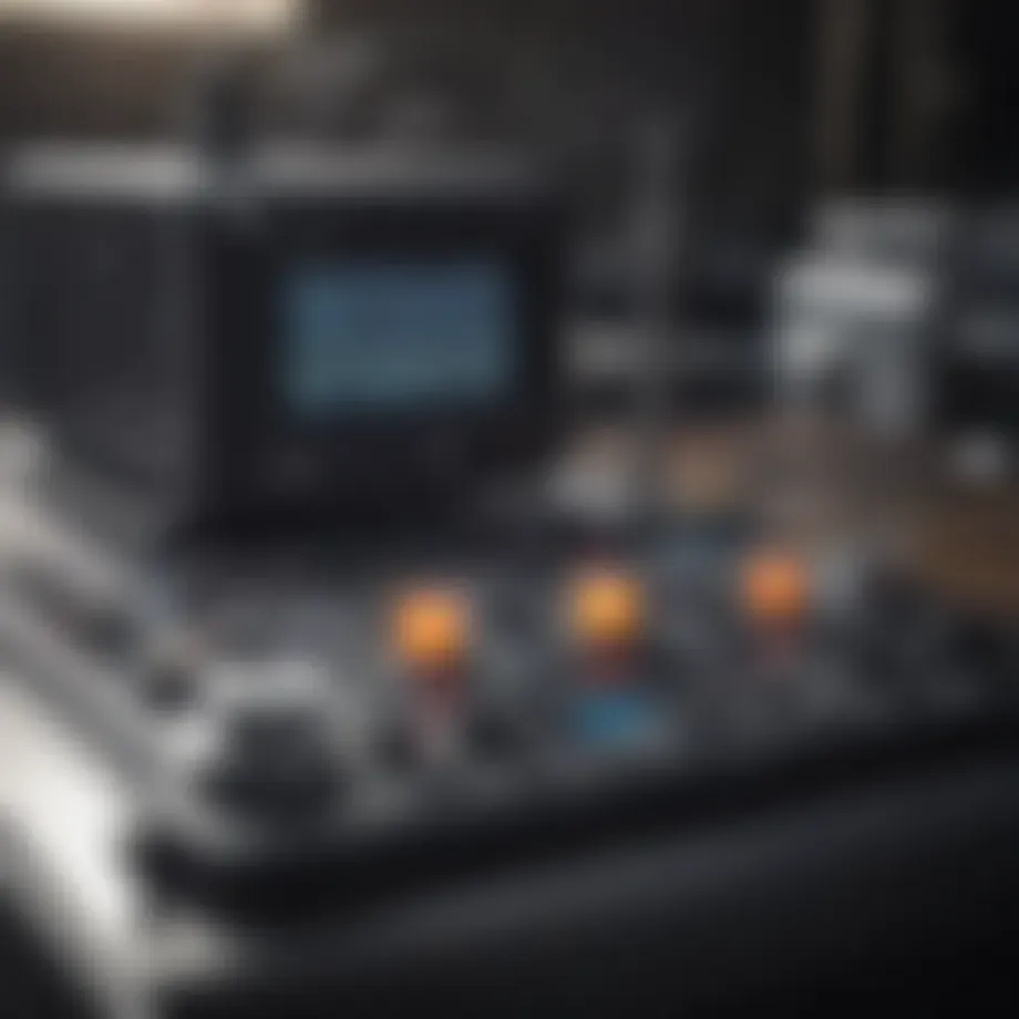 Illustration of capacitance measurement setup
