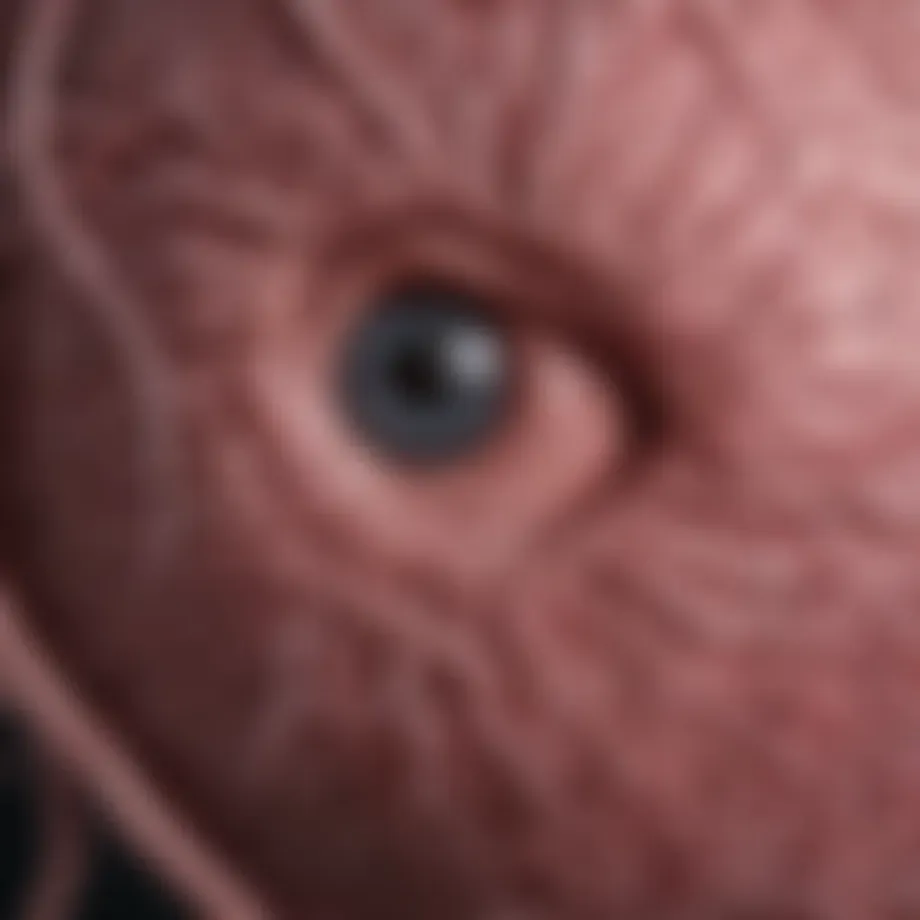 Illustration depicting the vascular structure associated with angioblastoma