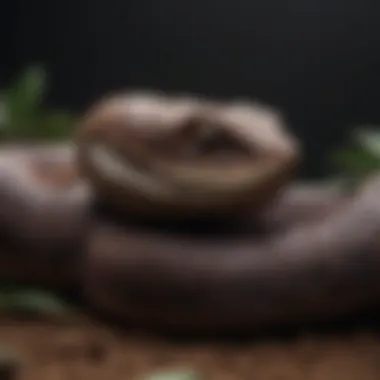 Unique Adaptations of Darkest Pit Vipers A pit viper displaying its unique adaptations for survival.