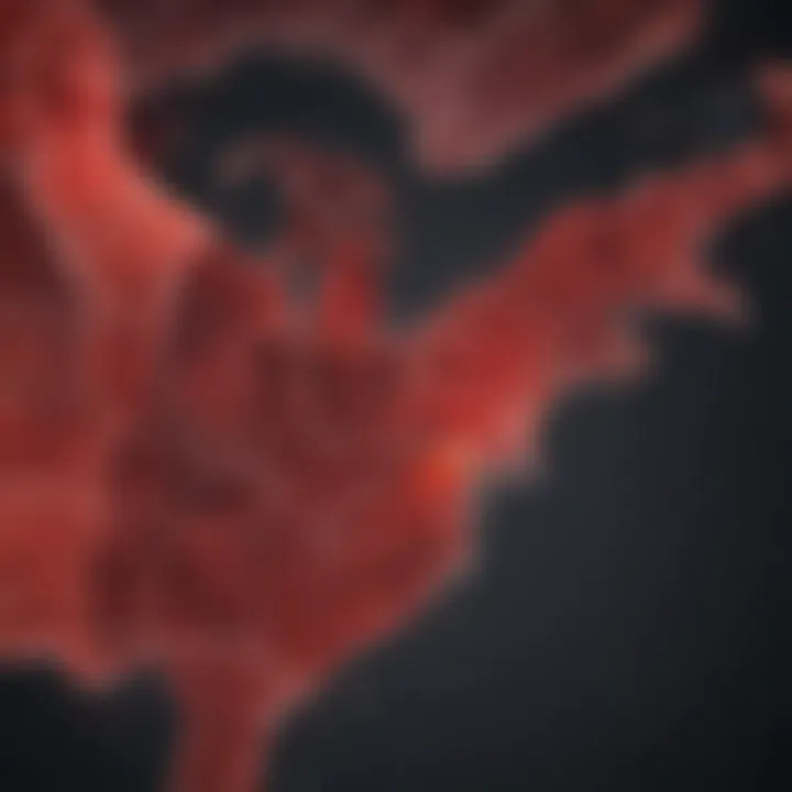 Map highlighting regions affected by sickle cell trait