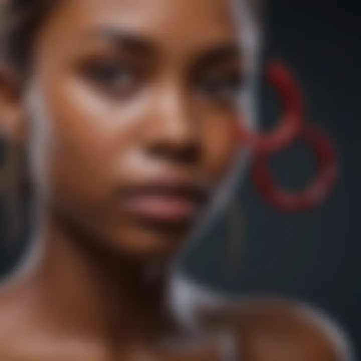 Genetic illustration of sickle cell trait inheritance