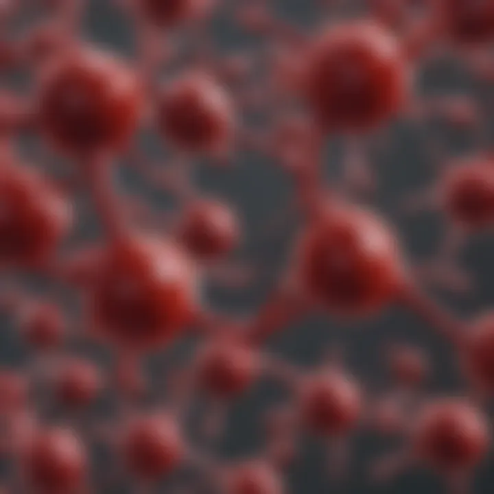 Diagram showing hemoglobin structure differences