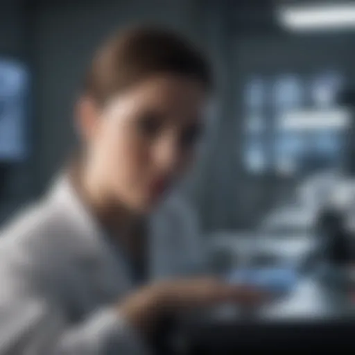 Innovative laboratory setting showcasing advanced diagnostic technology