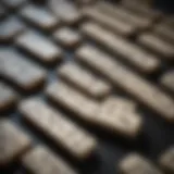 Artistic representation of traditional domino pieces