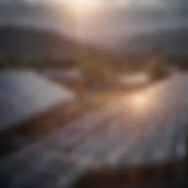 Graph depicting the economic implications of adopting solar energy solutions