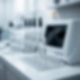 Eppendorf Electroporator 2510 setup with electrodes