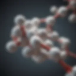 Molecular structure of aspirin showcasing its anti-inflammatory properties