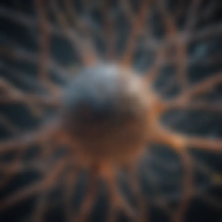 Illustration of neural networks illustrating connectivity and signaling