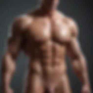 Muscle Recovery and Growth Illustration of muscle recovery and growth