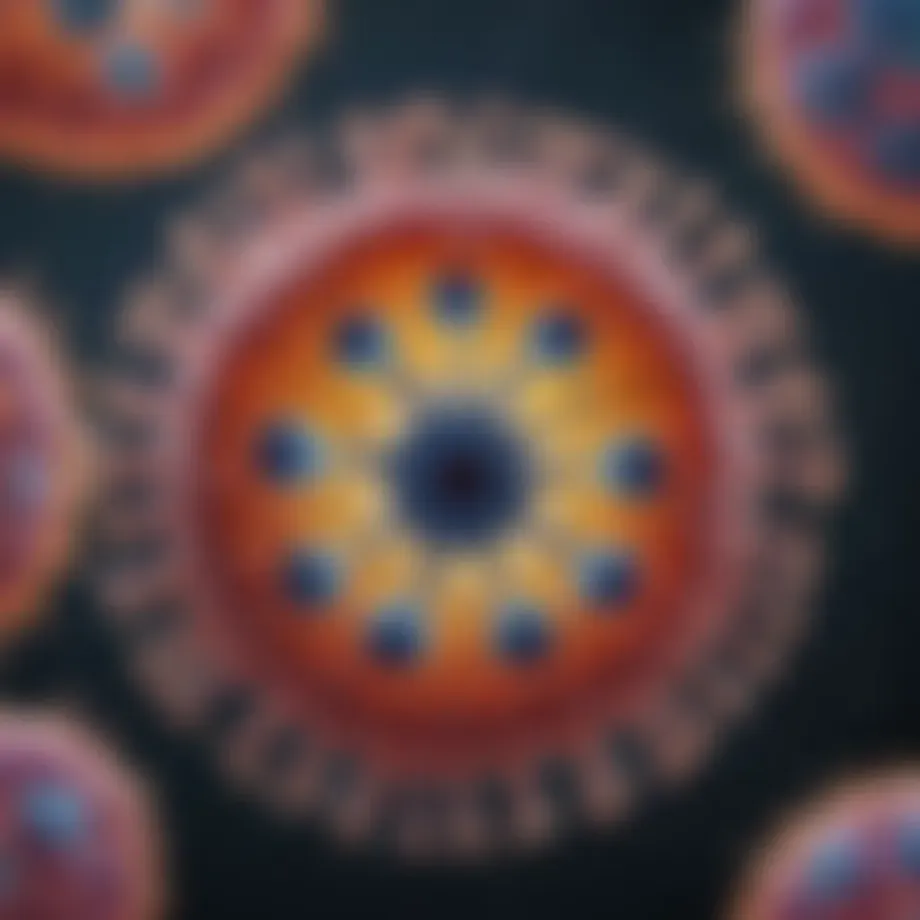 DAPI staining in cellular samples illustrating nucleic acid visualization