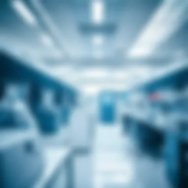 Advancements in Biomedical Research Roche's modern laboratory showcasing cutting-edge technology