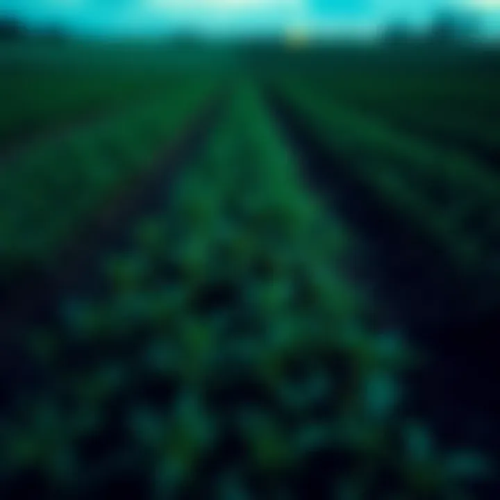 Diverse Applications of Herbicides in Agriculture Visualization of agricultural fields showcasing herbicide applications