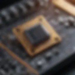 Detailed schematic of a MEMS accelerometer sensor