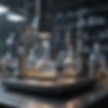 Innovative Laboratory Equipment Laboratory setup with advanced scientific equipment