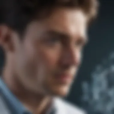 Data Interpretation in Physical Sciences A scientist examining data from physical experiments