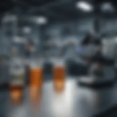 Biotechnology laboratory with advanced equipment