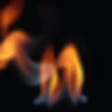 Flame characteristics of burning hydrogen gas