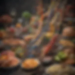 A detailed illustration of metabolic pathways influenced by the LCHF diet.