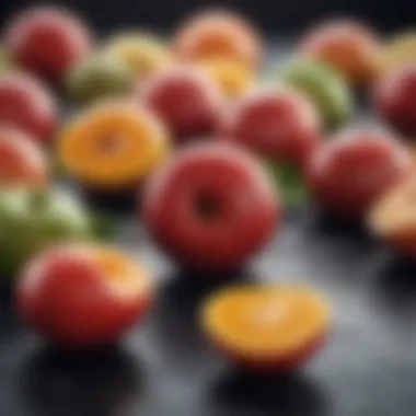 Antioxidant Qualities of Vitamin E Antioxidant properties of Vitamin E depicted through vibrant fruits