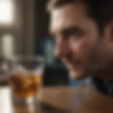 Psychological Influences on Drinking A visual metaphor for the psychological triggers leading to hazardous drinking
