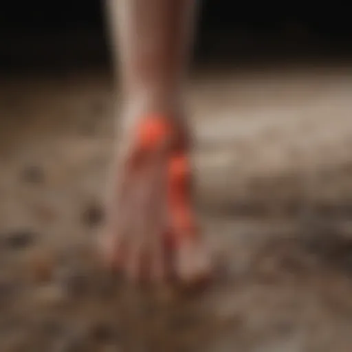 Nerve pathways affected by diabetic neuropathy
