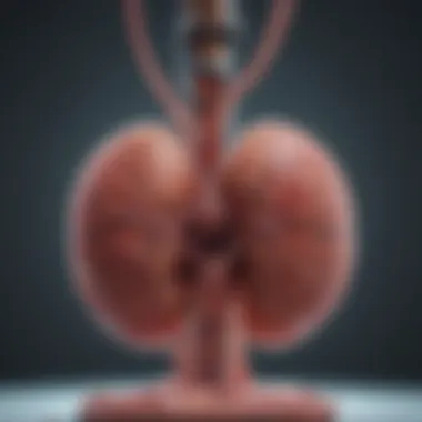 Chart illustrating renal transplantation considerations