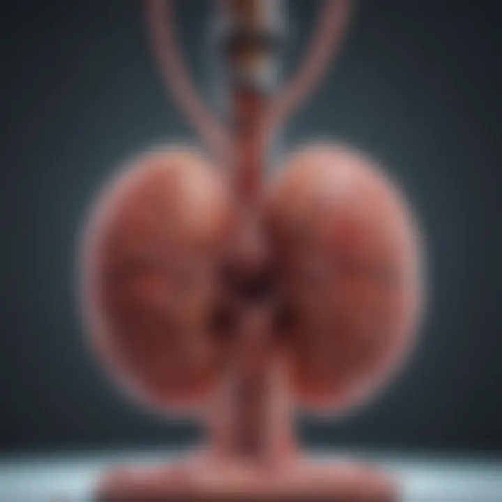 Chart illustrating renal transplantation considerations