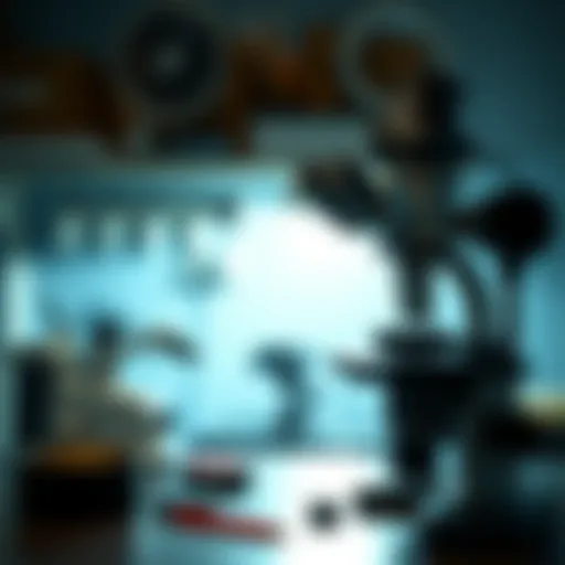 Gonioscopy Setup Detailed illustration of gonioscopy setup