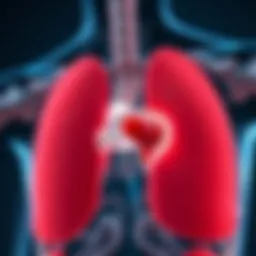 Anatomical diagram of the hiatus hernia