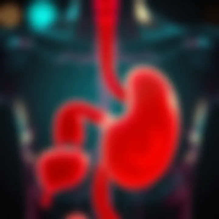 Risk Factors for Intrahepatic Bile Duct Carcinoma Diagram highlighting the risk factors associated with intrahepatic bile duct carcinoma
