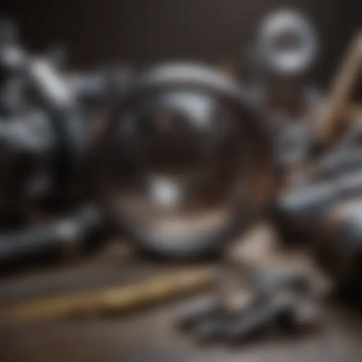 An engaging depiction of tools and resources that enhance independence for individuals with low vision.