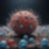 Microscopic view of infectious agents