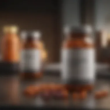 An infographic depicting research findings on health supplements