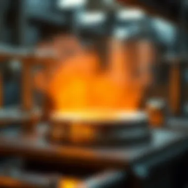 Illustration demonstrating the manufacturing techniques for copper molybdenum