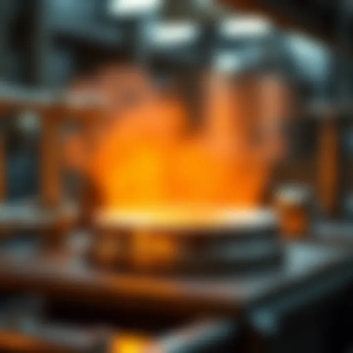 Illustration demonstrating the manufacturing techniques for copper molybdenum
