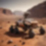 Mars Rover on the Surface