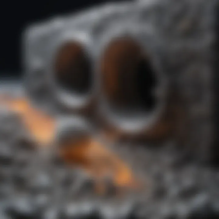 Illustration of microstructural changes during the sintering process