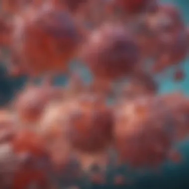 Diagram showcasing the biological effects of natalizumab