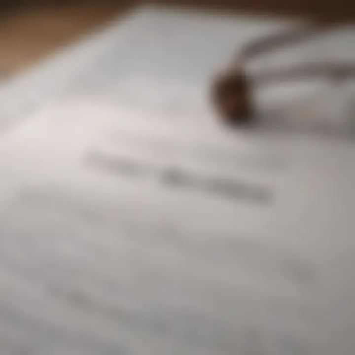 A close-up of legal documents related to workplace rights