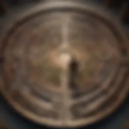 A labyrinth symbolizing the complexities of life challenges