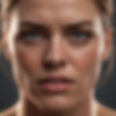 Visual representation of hormonal influences on anger