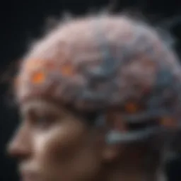 Brain activity visualization showing neuroplasticity